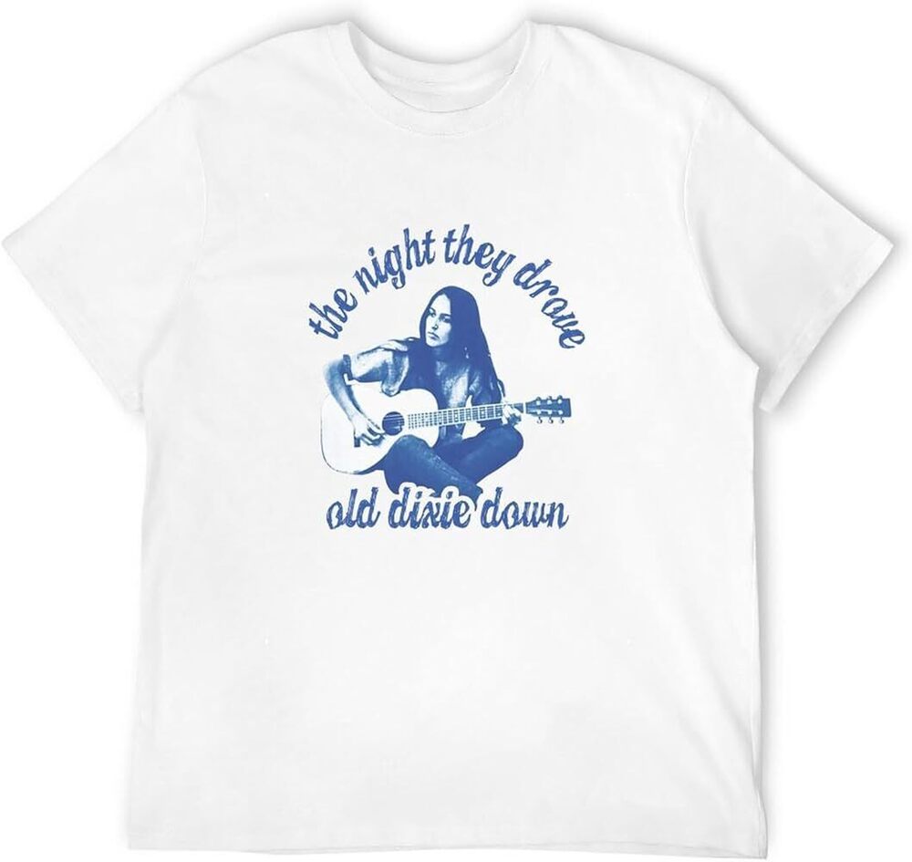 Joan Baez They Drove Dixie Un Folk T-Shirt Men_s T-Shirt White